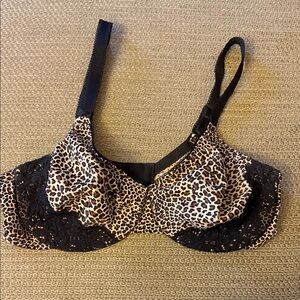 Olga Leopard and Black Lace Brasier 38 C